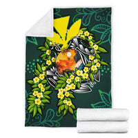 Polynesian Hawaii Premium Blanket - Ti Leaf Lei Turtle - Polynesian Pride