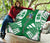 Norfolk Island Premium Quilt - Norfolk Island Coat Of Arms Polynesian White Tattoo (Green) - Polynesian Pride