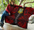 Tuvalu Premium Quilt - Tuvalu Coat Of Arms Polynesian Red Tattoo - Polynesian Pride