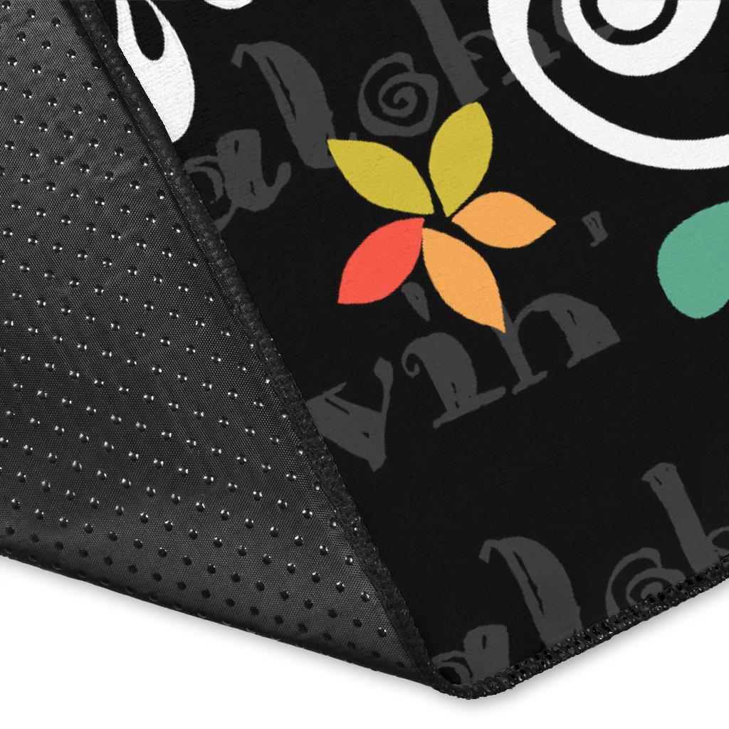 Aloha Hibiscus Art Area Rug AH - Polynesian Pride