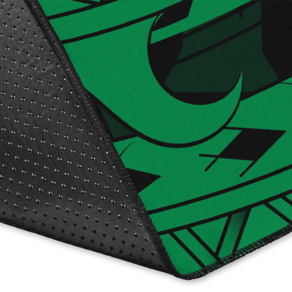 Hawaii Polynesian Turtle Rug - Green - Polynesian Pride