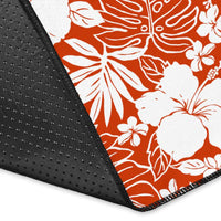 Hibiscus Flower Pattern Rug - Polynesian Pride