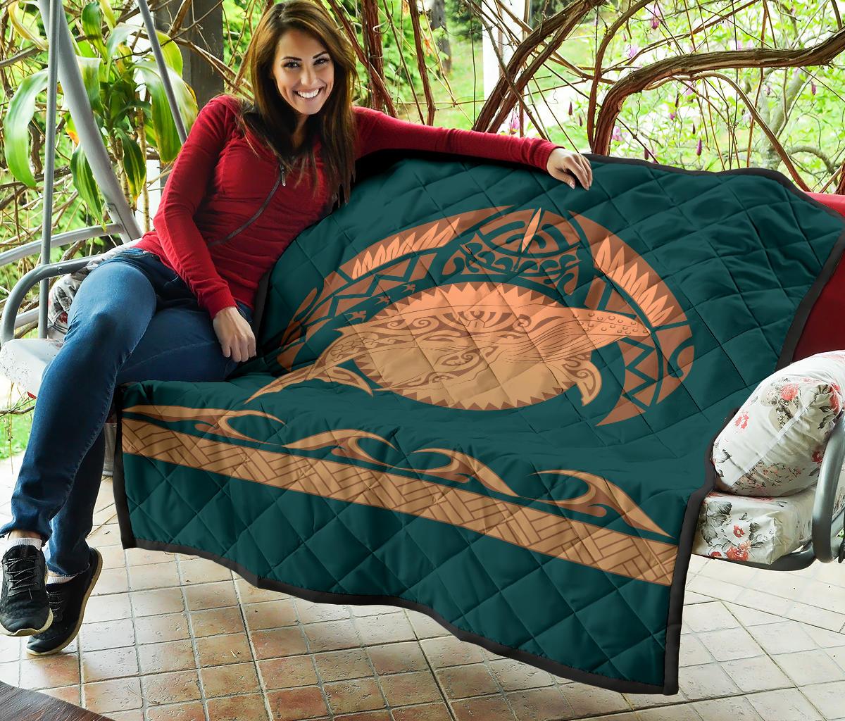 Polynesian Shark Hawaii Premium Quilt - Hi Style - Polynesian Pride
