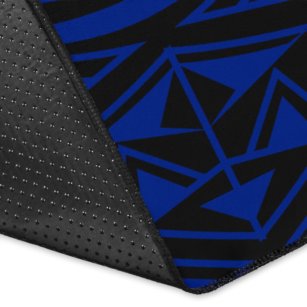 Hawaiian Kakau Honu Arc Polynesian Area Rug AH - Polynesian Pride