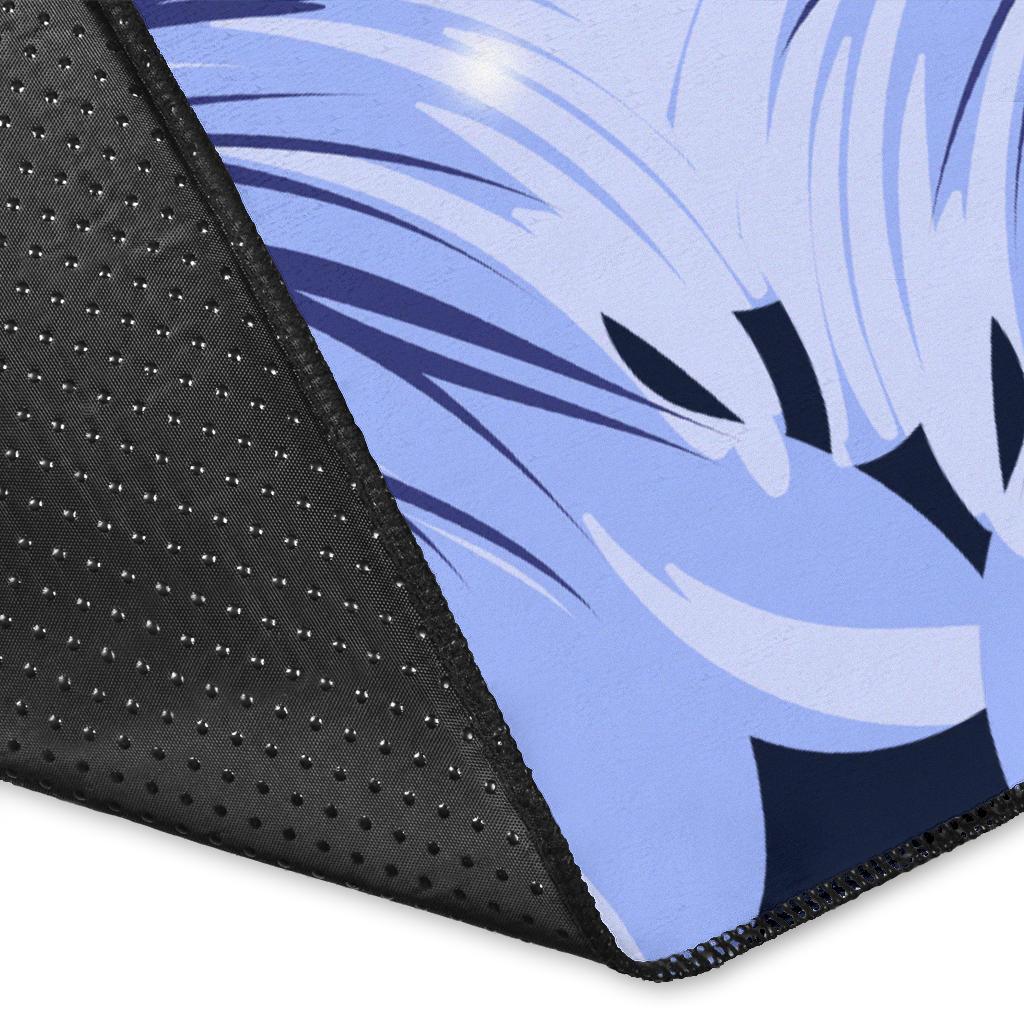 Hawaii Turtle Hibiscus Blue Rug - Hac Style - AH - Polynesian Pride