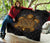 Polynesian Premium Quilt - Gold Sea Turtle Maori Style - Polynesian Pride