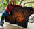 Hawaii Hibiscus Premium Quilt - Harold Turtle - Orange - Polynesian Pride