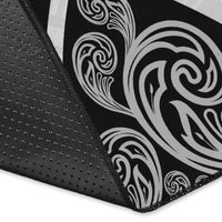 Fiji Rugby Area Rug Polynesian Waves Style - Polynesian Pride