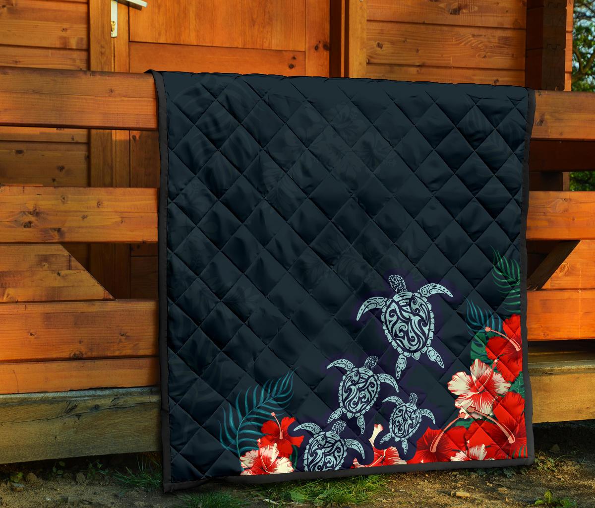 Hawaii Polynesian Turtle Premium Quilt - Polynesian Pride