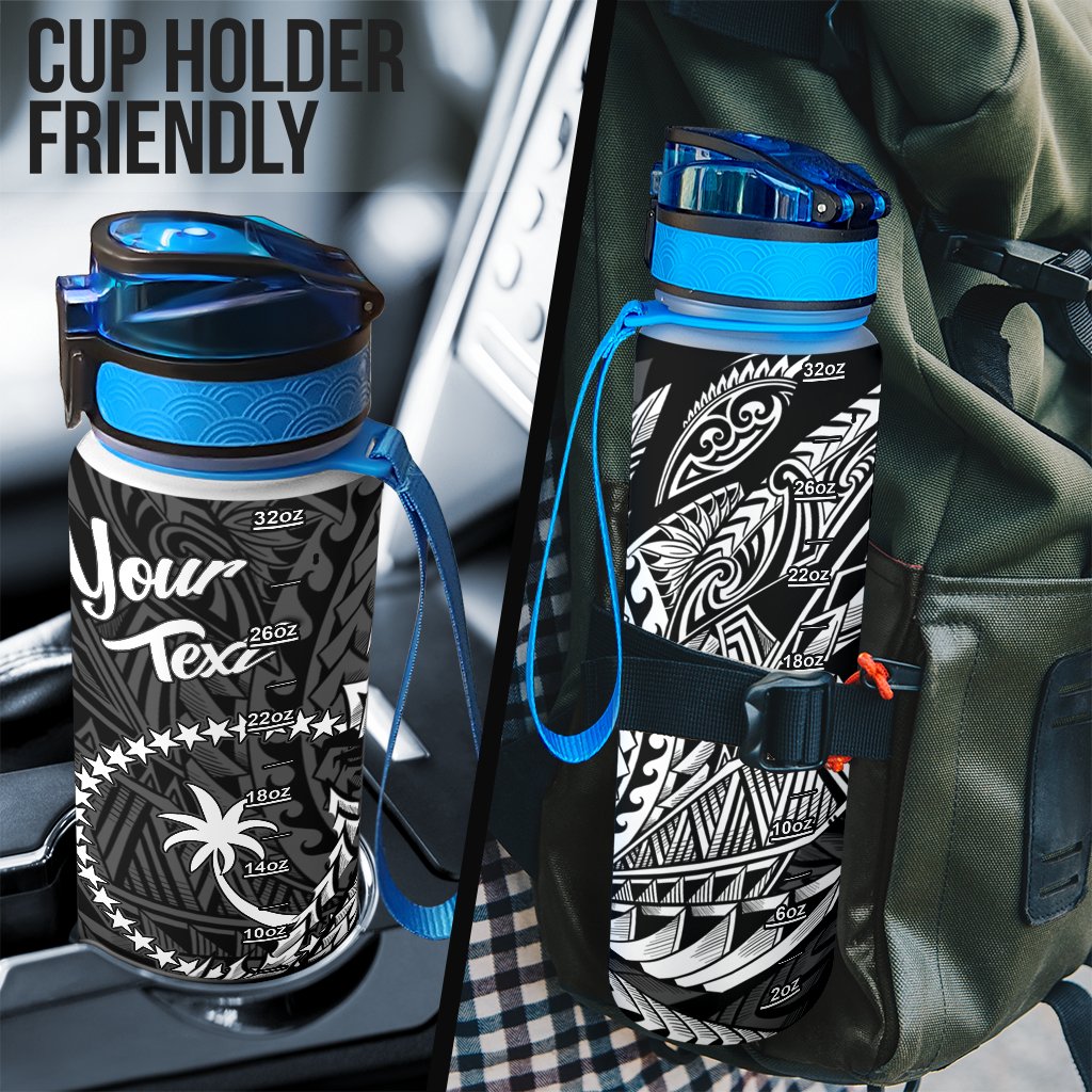Chuuk State Custom Personalised Hydro Tracking Bottle - Wings Style - Polynesian Pride