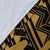 American Samoa Premium Blankets - Seal With Polynesian Pattern Heartbeat Style (Gold) - Polynesian Pride