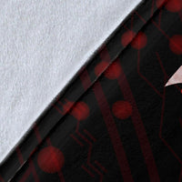 Hawaiian Reddie Turtle Plumeria Blanket - Polynesian Pride