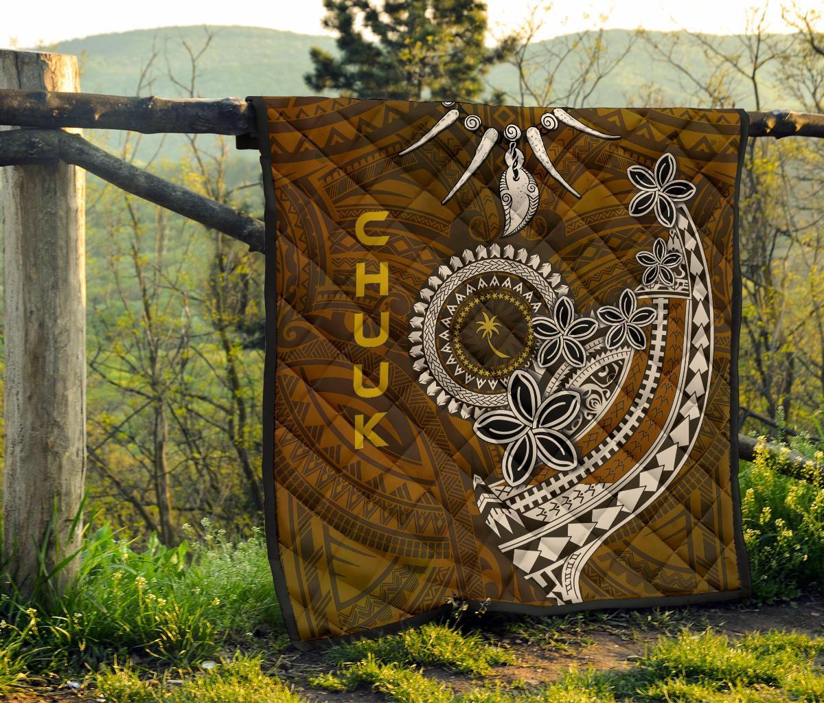 Chuuk Premium Quilt - Polynesian Boar Tusk - Polynesian Pride