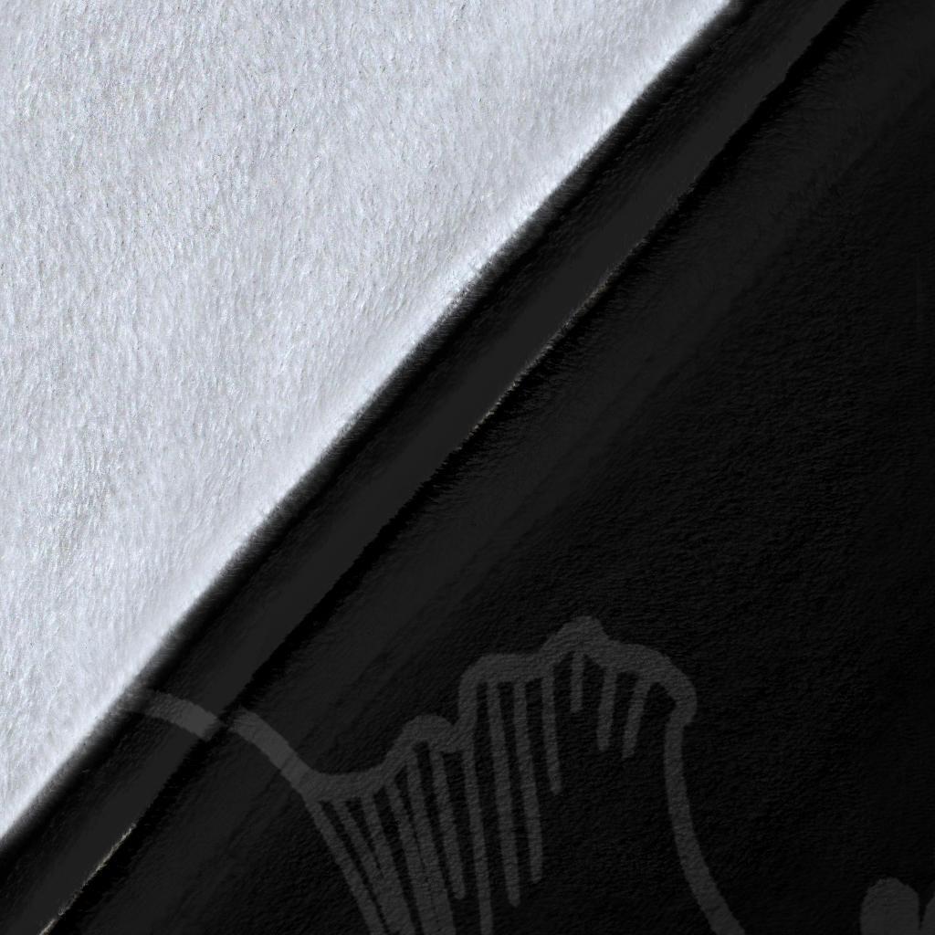 Hawaii Hibiscus Premium Blanket - Turtle Map - Gray - Polynesian Pride