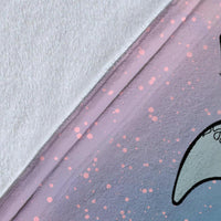 Hawaii Map Kanaka Turtle Galaxy Night Plumeria Hibiscus Premium Blanket - Polynesian Pride