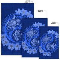 Hawaii Turtle Sea Cotral Polynesian Rug - Polynesian Pride