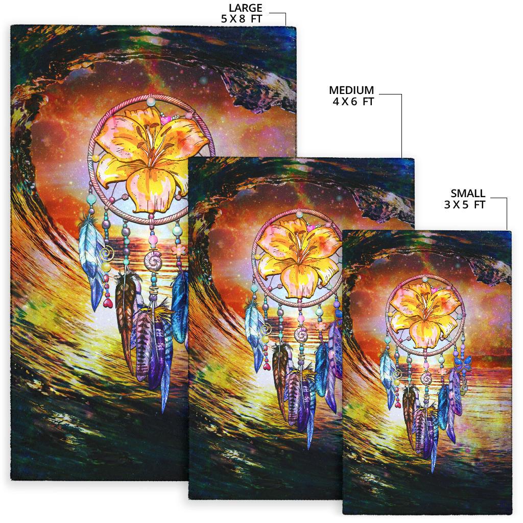 Dreamcatcher Hibiscus Area Rug - Polynesian Pride