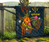 Kosrae Polynesian Premium Quilt - Legend of Kosrae (Blue) - Polynesian Pride