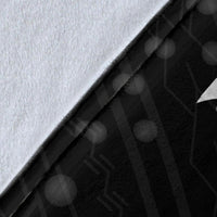 Hawaiian Silver Turtle Plumeria Blanket - Polynesian Pride