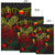 Nauru Area Rugs Turtle Hibiscus Reggae - Polynesian Pride