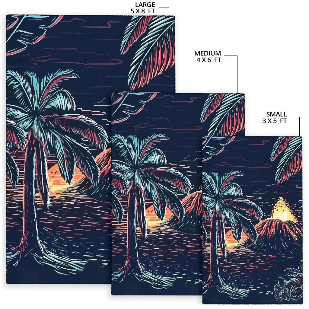 Night On The Land Area Rug AH - Polynesian Pride