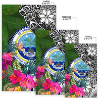 Federated States of Micronesia Area Rug - Turtle Plumeria Banana Leaf - Polynesian Pride