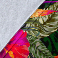 Vanuatu Premium Blanket - Summer Hibiscus - Polynesian Pride