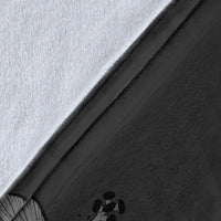 Hawaii Whale Swim Poly Gray Premium Blanket - Polynesian Pride