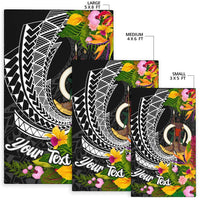 Vanuatu Area Rug - Custom Personalised Seal Spiral Polynesian Patterns - Polynesian Pride