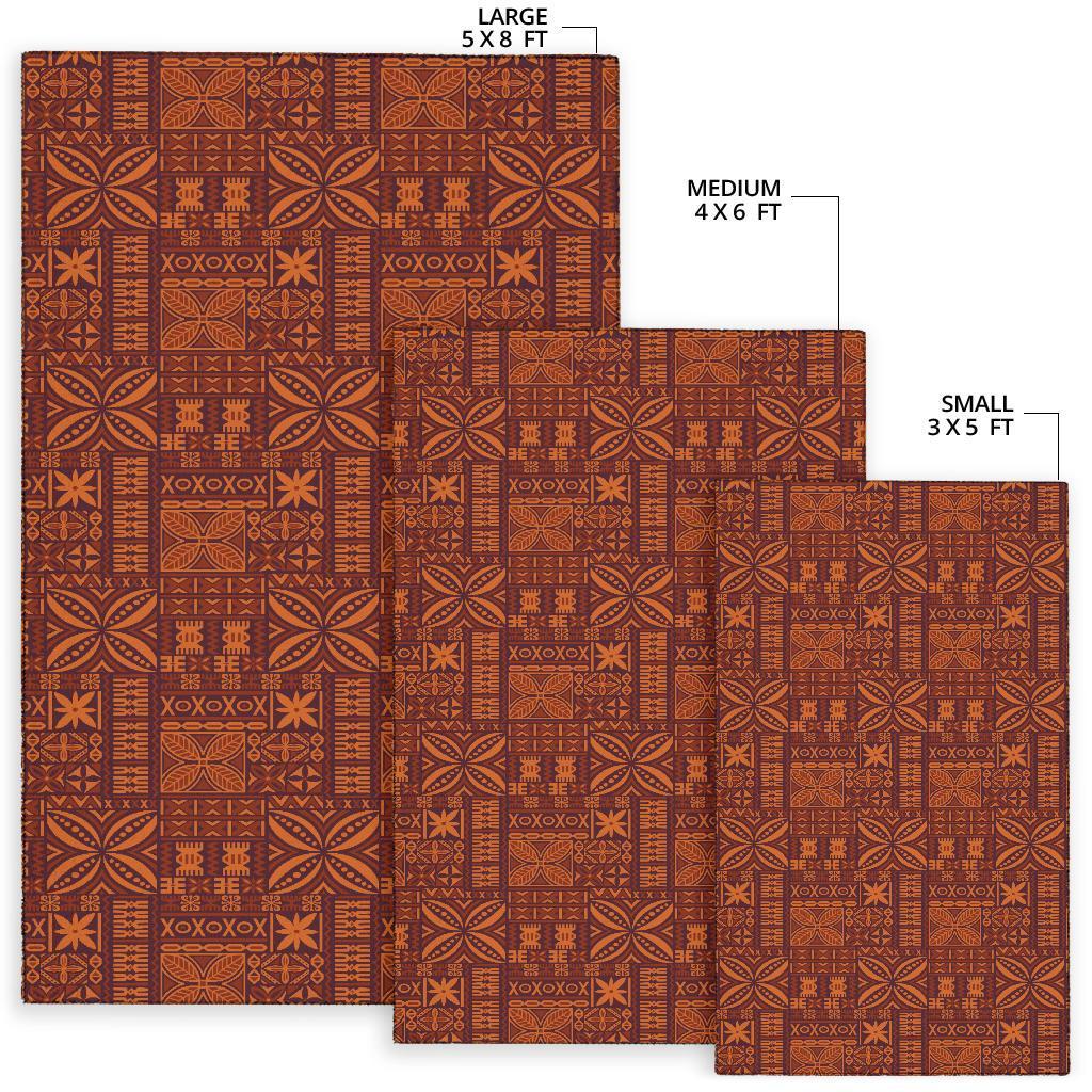 Hawaii Kapa Area Rug AH - Polynesian Pride