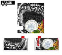 Palau Mailbox Cover - Custom Personalised Tropical Flowers Style - Polynesian Pride