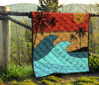 Hawaii Polynesian Sun Down Premium Quilt - Polynesian Pride
