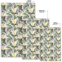 Tropical Jungle Parrots And Flamingos Rug - Polynesian Pride