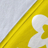 Hawaiian Premium Blanket Royal Pattern - Yellow - A1 Style - Polynesian Pride