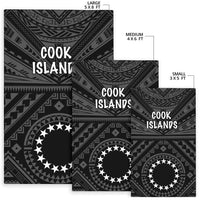 Cook Island Area Rug - Seal With Polynesian Tattoo Style ( Black) - Polynesian Pride