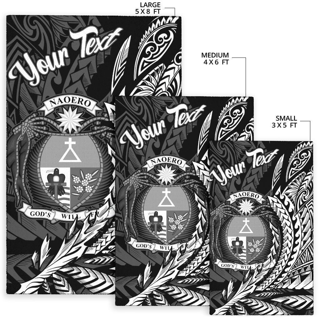 Nauru Area Rug - Custom Personalised Wings Style - Polynesian Pride