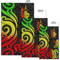 New Caledonia Area Rug - Reggae Tentacle Turtle - Polynesian Pride