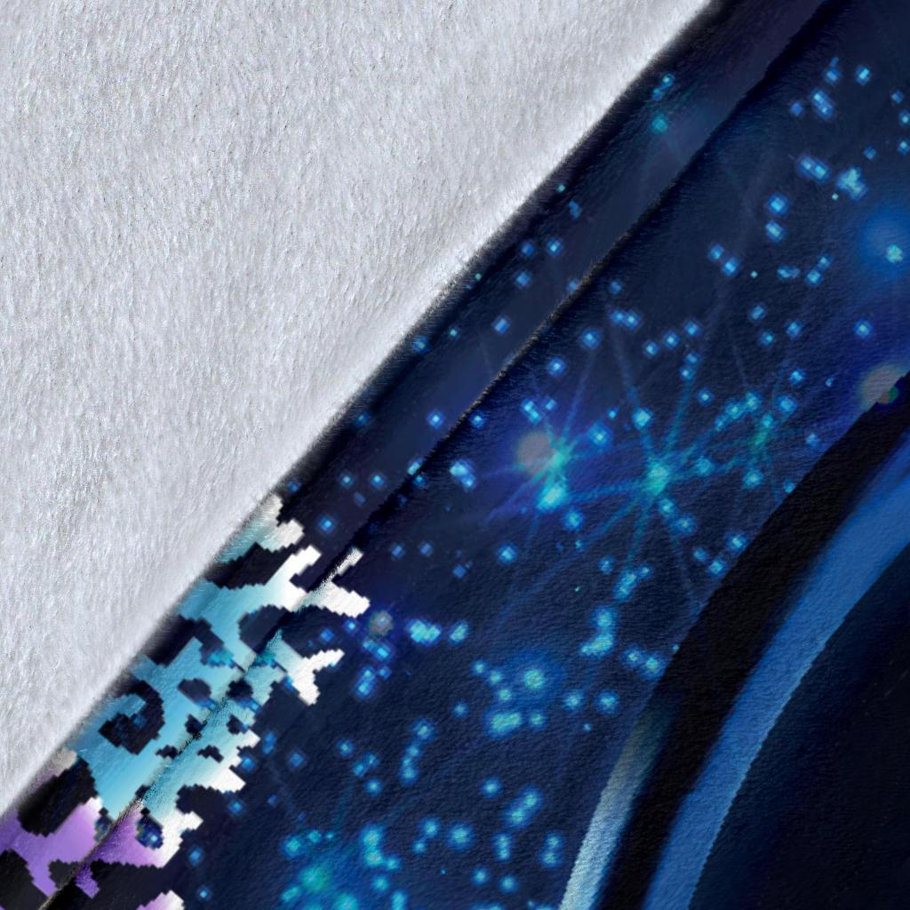 Hawaii Tutle Jellyfish Coral Galaxy Premium Blanket - Polynesian Pride