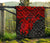 Cook Islands Polynesian Premium Quilt - Red Turtle - Polynesian Pride