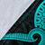 Chuuk Micronesian Premium Blanket - Turquoise Tentacle Turtle - Polynesian Pride