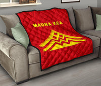 Hawaii Mauna Kea Polynesian Premium Quilt - Polynesian Pride