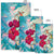 Polynesian Hawaii Area Rug - Plumeria Turtles with Hibiscus - Polynesian Pride