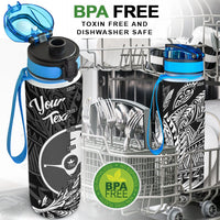Yap State Custom Personalised Hydro Tracking Bottle - Wings Style - Polynesian Pride
