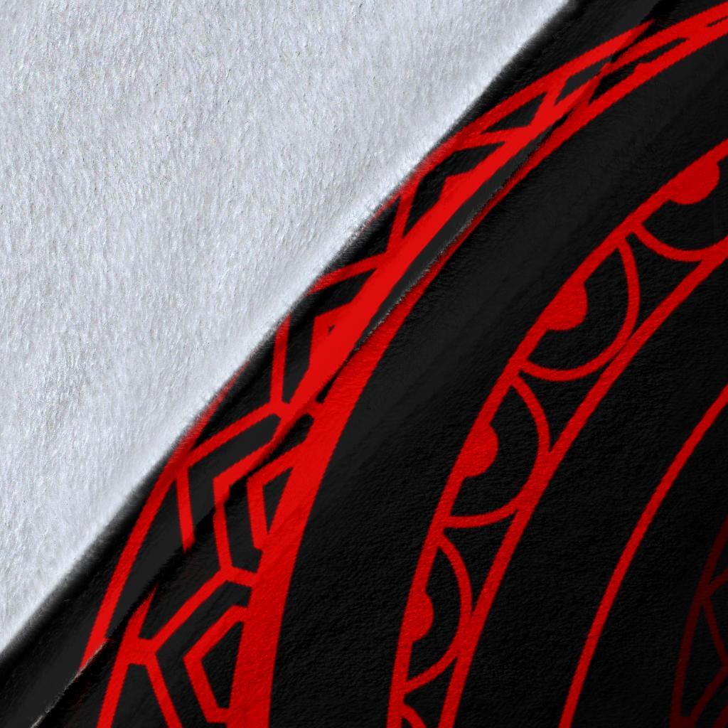 Kanaka Premium Blanket - Red - Frida Style - Polynesian Pride
