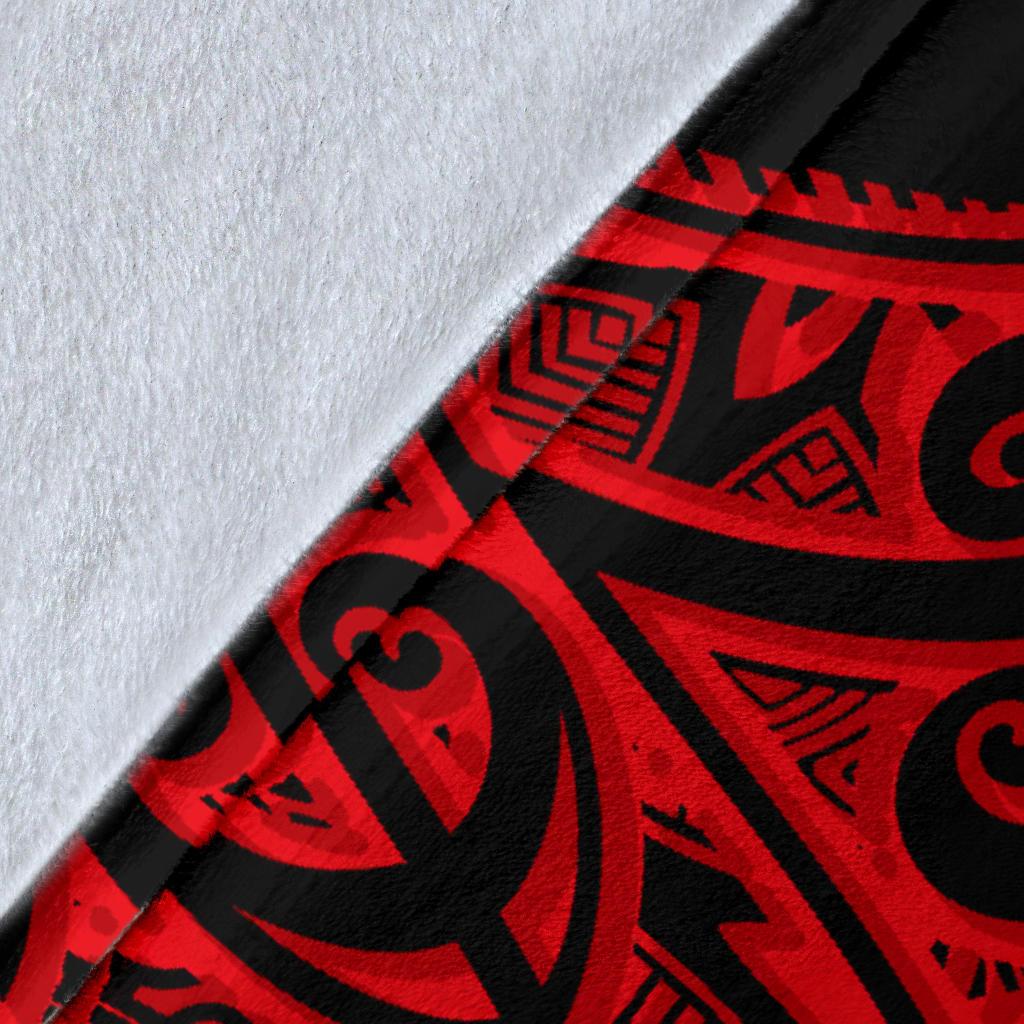 Polynesian Hawaii Premium Blanket - Hula Girl Red - Polynesian Pride