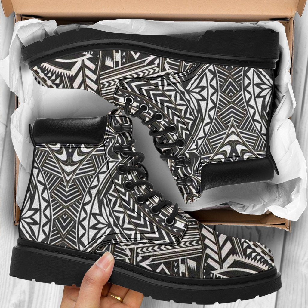 Polynesian 16 Season Boots - Polynesian Pattern - Polynesian Pride