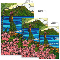 Hula Girl Area Rug - Polynesian Pride