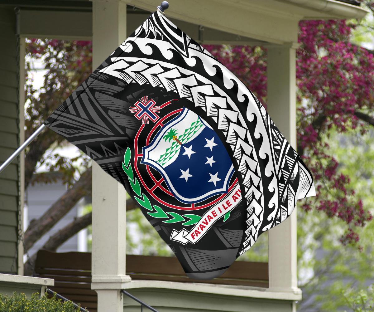 Samoa Flag - Wings Style - Polynesian Pride