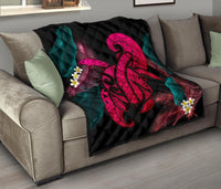 Hawaii Turtle Polynesian Tropical Premium Quilt - Ghia Style Pink - Polynesian Pride