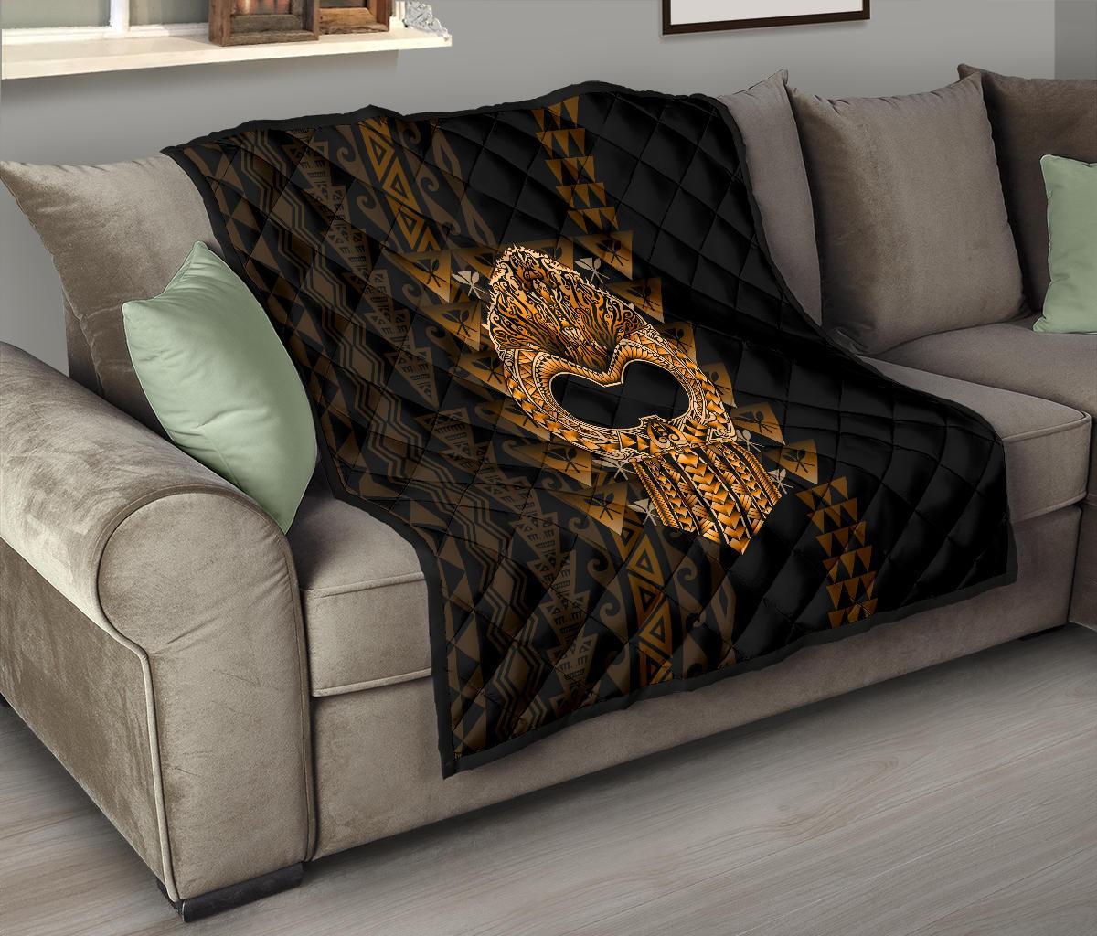 Hawaii Polynesian Premium Quilt - Ikaika Hawaiian - Polynesian Pride